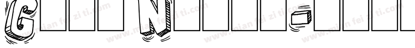 Good night字体转换